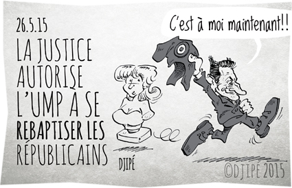 caricatures, dessin de presse, dessinateur, Djipé, Egalité, Fraternité, humour, humour noir, Liberté, Marianne, Républicains, République, Sarkozy, UMP, 