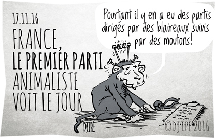 animaliste, animaux, antispécisme, caricatures, cause animale, dessin de presse, dessin satirique, dessinateur, Djipé, humour noir, L214, maltraitance, politique, spécisme, vegan, vivisection, 