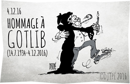 bande dessinée, caricatures, coccinelle, dessin de presse, dessin satirique, dessinateur, Djipé, Gai-Luron, Gotlib, Hamster Jovial, humour noir, mort, Pervers Pépère, 